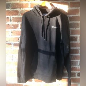 Men’s Champion Power-blend black hoodie size XL